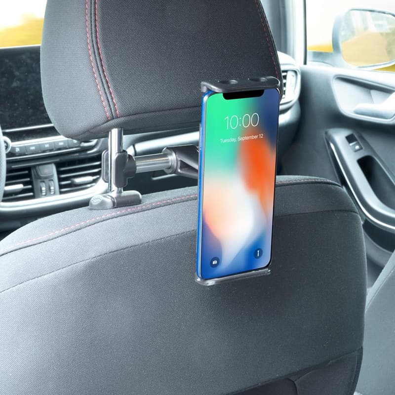 Dunlop - Car headrest holder for smartphone / tablet 12-21 cm - 6