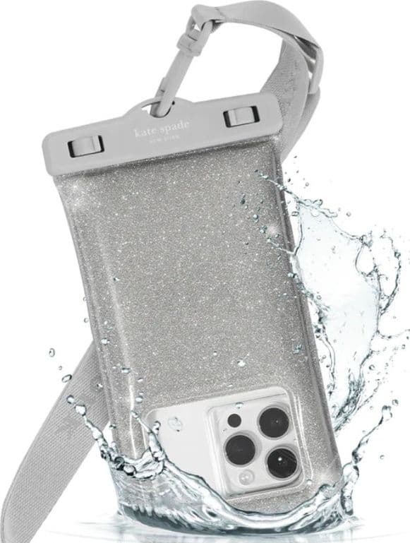 Kate Spade New York Waterproof Floating Pouch - Waterproof case for smartphones up to 6.7" (That Sparkle) - 11