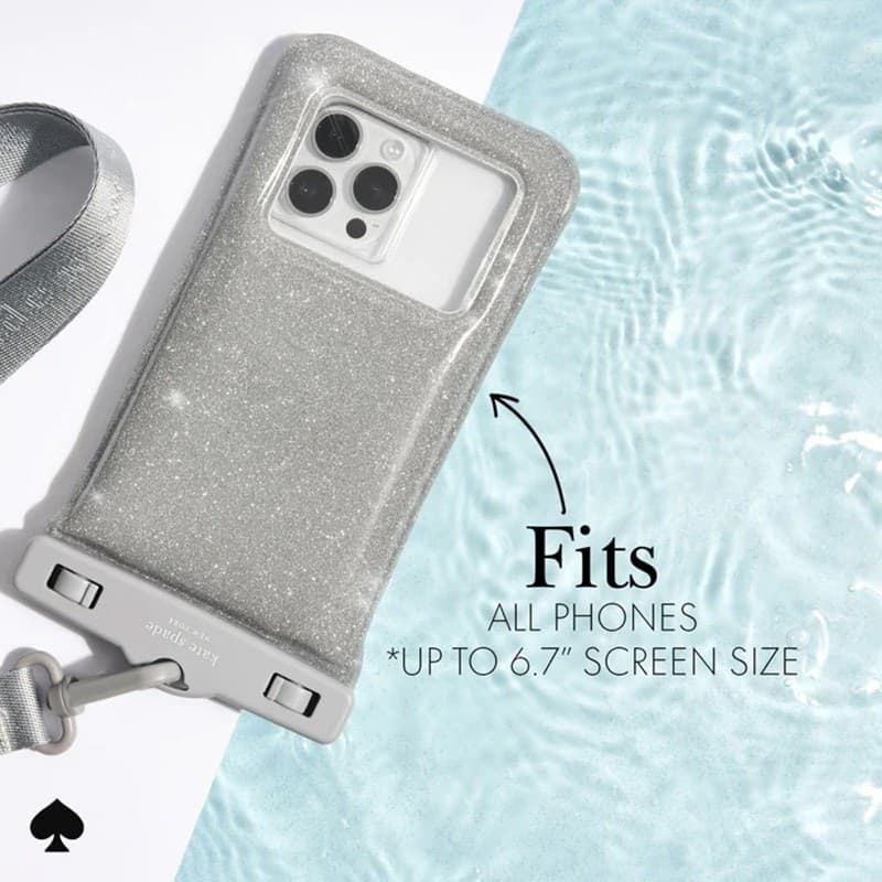 Kate Spade New York Waterproof Floating Pouch - Waterproof case for smartphones up to 6.7" (That Sparkle) - 19
