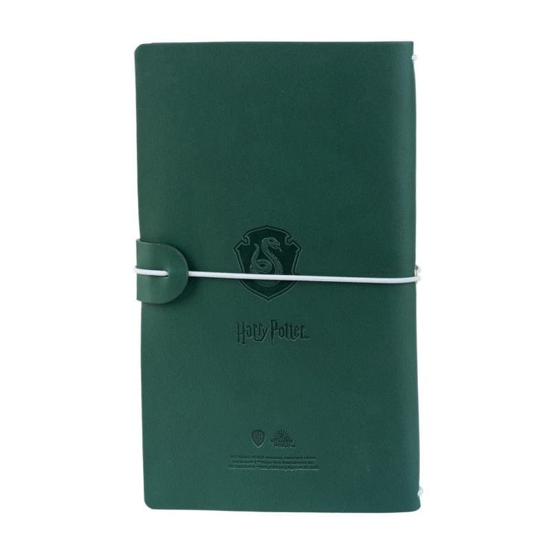 Harry Potter - Quaderno da viaggio in pelle Serpeverde 12x19,6 cm (verde) - 9