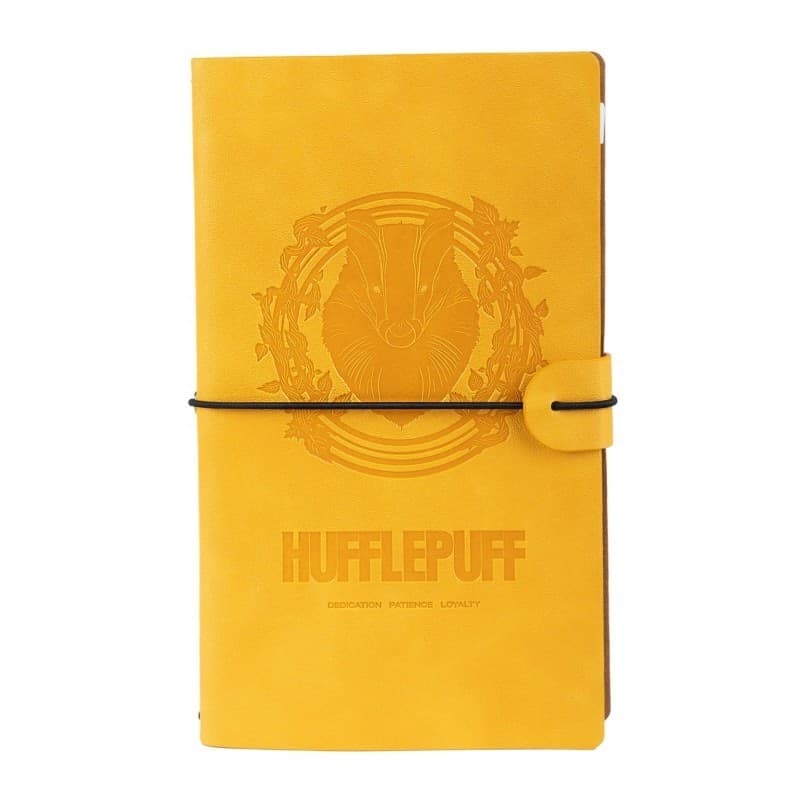 Harry Potter - Taccuino da viaggio in pelle Tassorosso 12x19,6 cm (Giallo) - 8