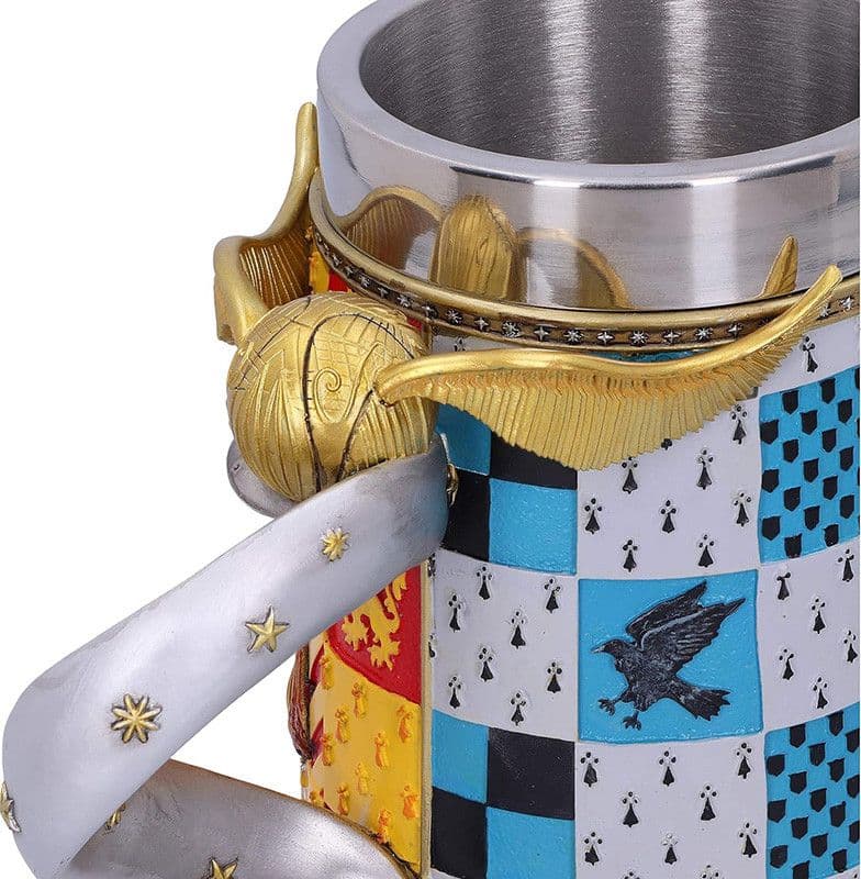 Harry Potter - Tazza/Teschio in acciaio inossidabile in confezione regalo Boccino d'oro 600 ml - 5