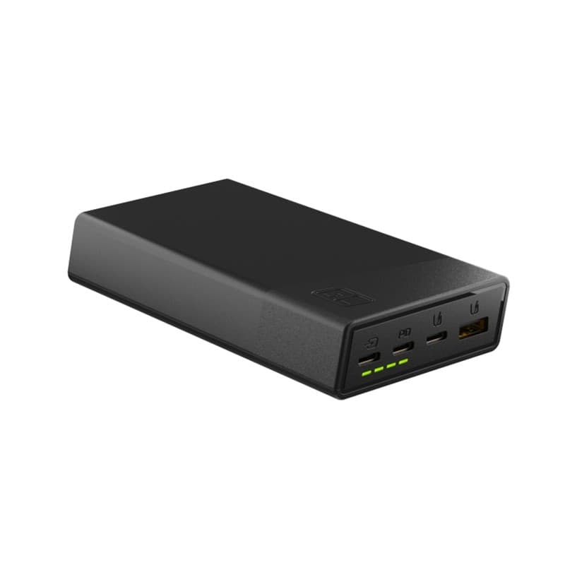 Green Cell PowerPlay20s - Power Bank 20000 mAh with USB-A QuickCharge 3.0 and 2x USB-C Power Delivery 22.5W (black) - 20