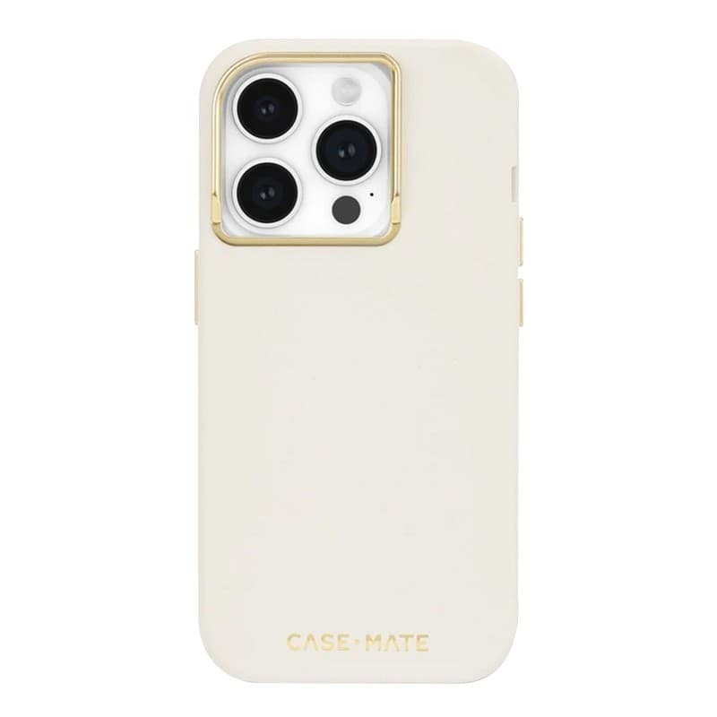 Case-Mate Silicone MagSafe - Case iPhone 15 Pro (Beige) - 9