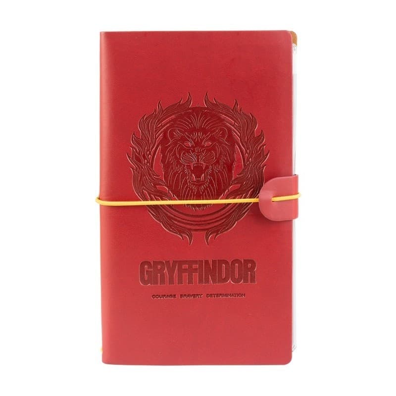 Harry Potter - Quaderno da viaggio in pelle Grifondoro 12x19,6 cm (rosso) - 8