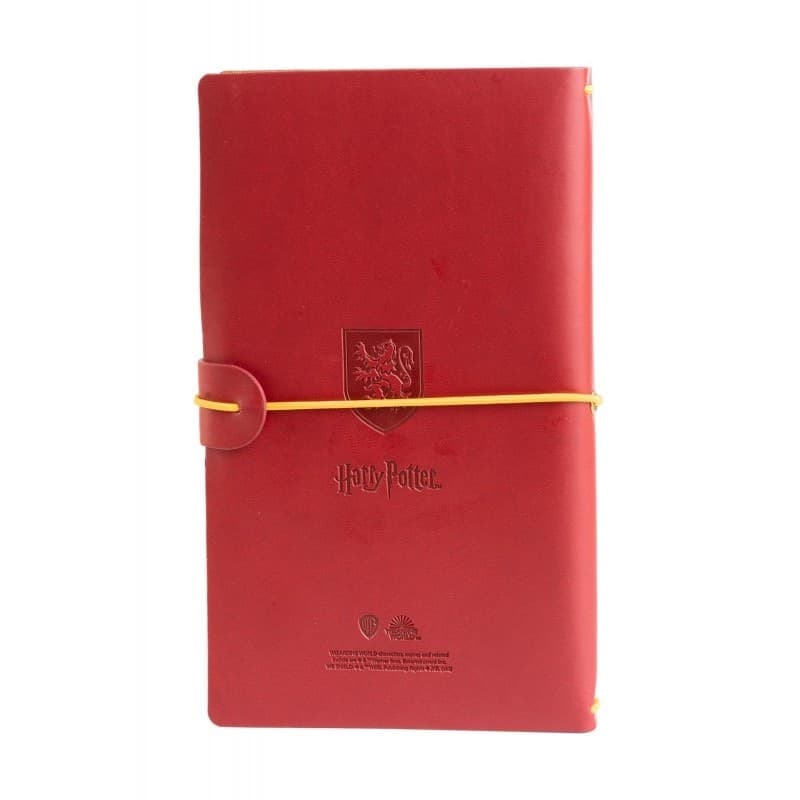 Harry Potter - Quaderno da viaggio in pelle Grifondoro 12x19,6 cm (rosso) - 9