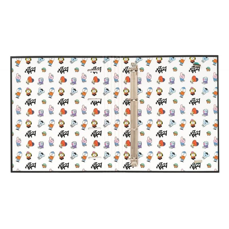 BT21 - Street Mood collection A4 binder with sheets (4 rings, rubber band) - 10