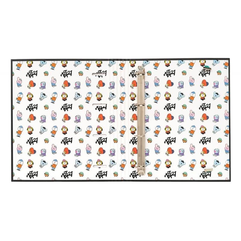 BT21 - A4 binder from the Street Mood collection (4 rings, elastic band) - 3