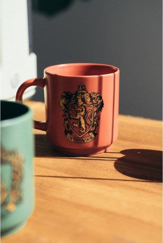 Harry Potter - Set di 4 tazze in ceramica con supporto 300 ml Case di Hogwarts - 12