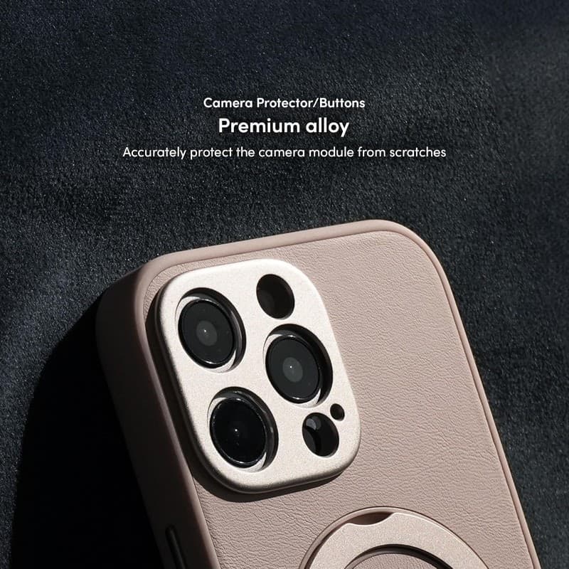 Moshi Kameleon MagSafe - Case for iPhone 16 Pro Max with Stand Function (Shell Pink) - 19