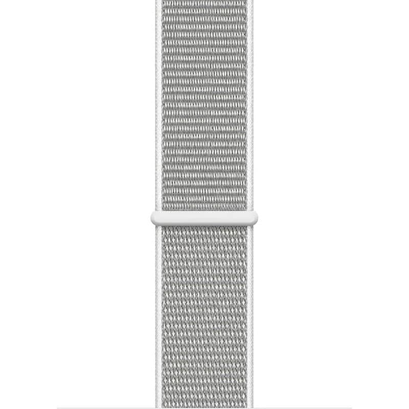Cinturino sportivo Crong in nylon per Apple Watch 38/40/41/42 mm (grigio argento) - 3