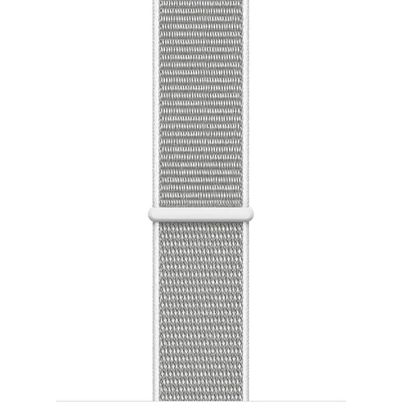 Cinturino sportivo Crong in nylon per Apple Watch 38/40/41/42 mm (grigio argento) - 10