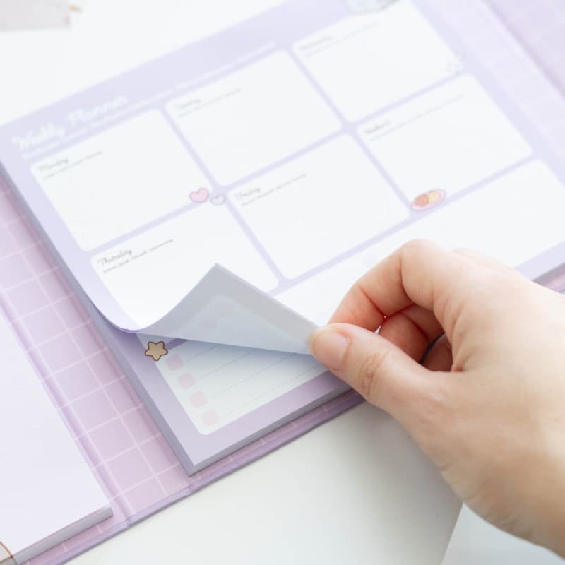 Pusheen - Agenda settimanale con post-it della collezione Moments (19,3 x 16,5 cm) - 6