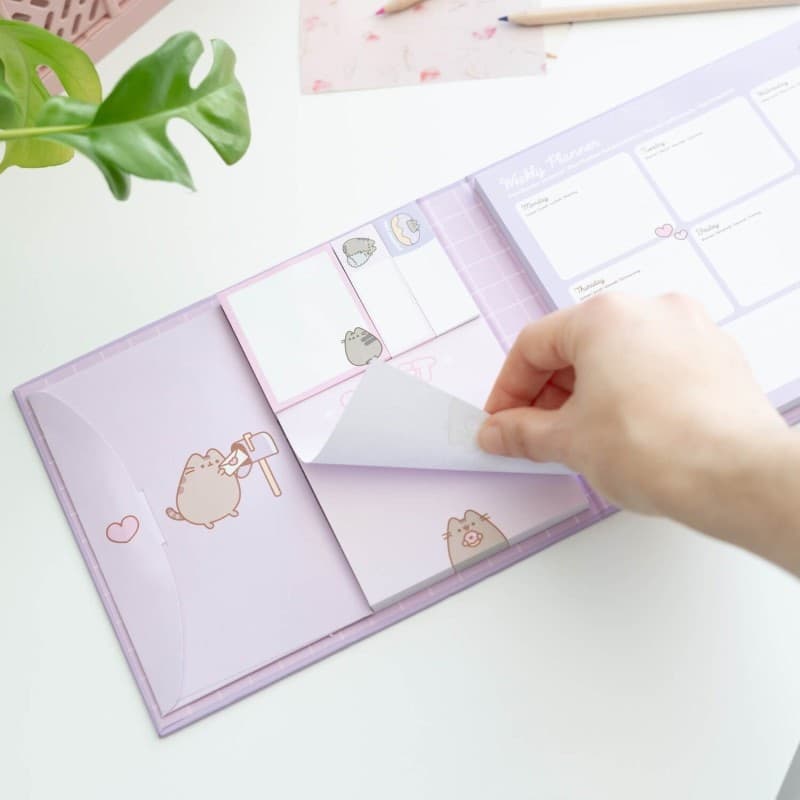 Pusheen - Agenda settimanale con post-it della collezione Moments (19,3 x 16,5 cm) - 10