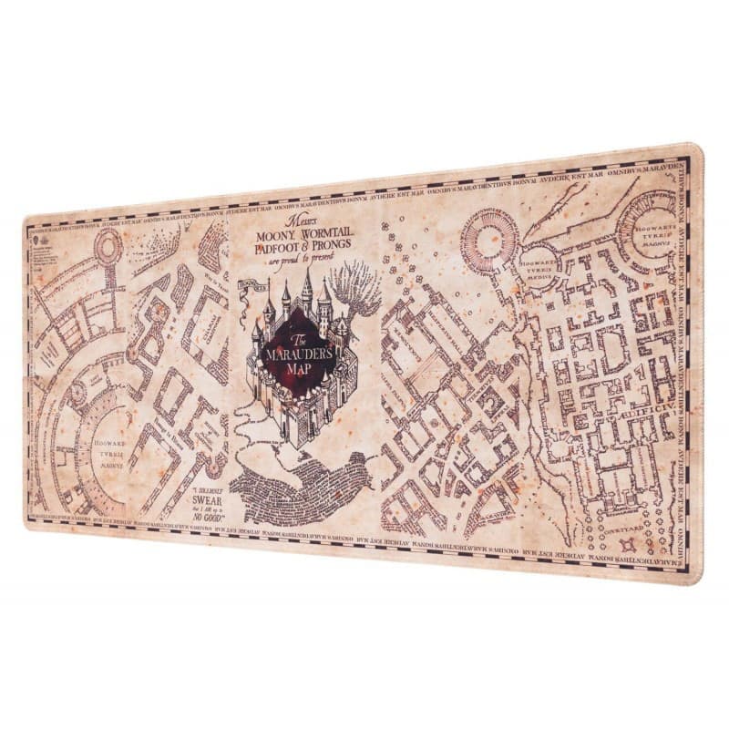 Harry Potter - Tappetino da gioco/scrivania XXL Mappa del Malandrino (80 x 35 cm)