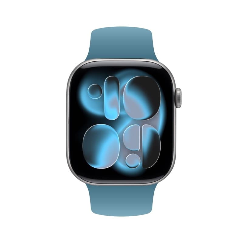 Crong Liquid - Cinturino per Apple Watch 44/45/46/49 mm (blu navy) - 10