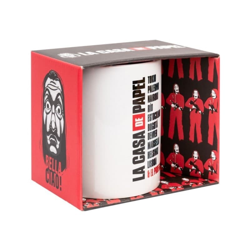 La Casa De Papel - Ceramic mug in gift box 330 ml (La Casa De Papel Mask) - 11