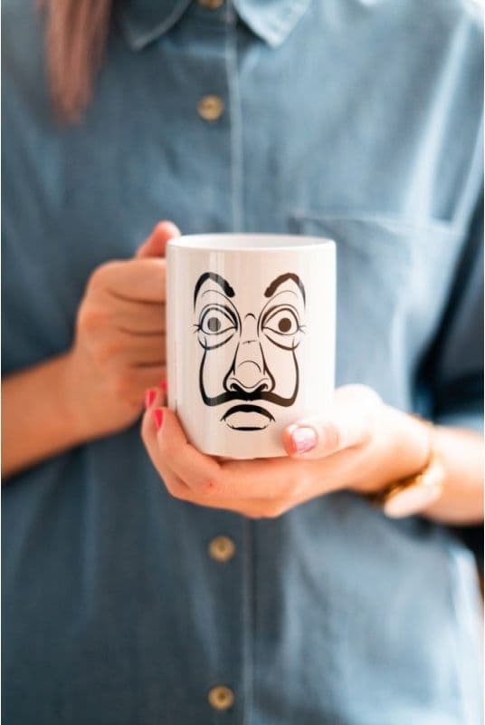 La Casa De Papel - Ceramic mug in gift box 330 ml (La Casa De Papel Mask) - 13