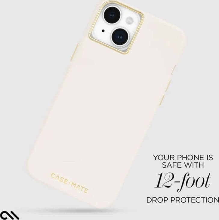 Case-Mate Silicone MagSafe - Case iPhone 15 Plus (Beige) - 12