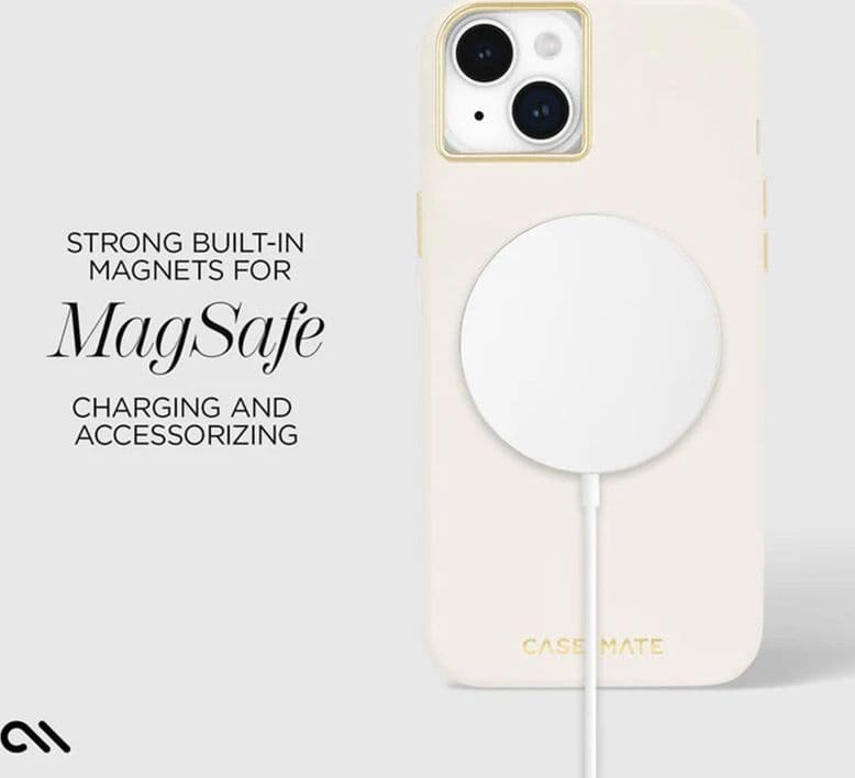 Case-Mate Silicone MagSafe - Case iPhone 15 Plus (Beige) - 4