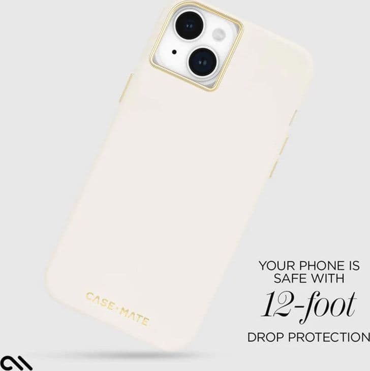 Case-Mate Silicone MagSafe - Case iPhone 15 Plus (Beige) - 5