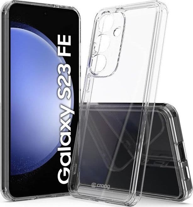 Crong Crystal Shield Cover - Custodia per Samsung Galaxy S23 FE (trasparente) - 3