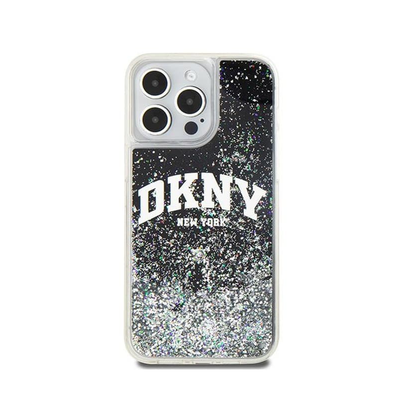 DKNY Liquid Glitter Big Logo - Case for iPhone 14 Pro Max (black) - 3