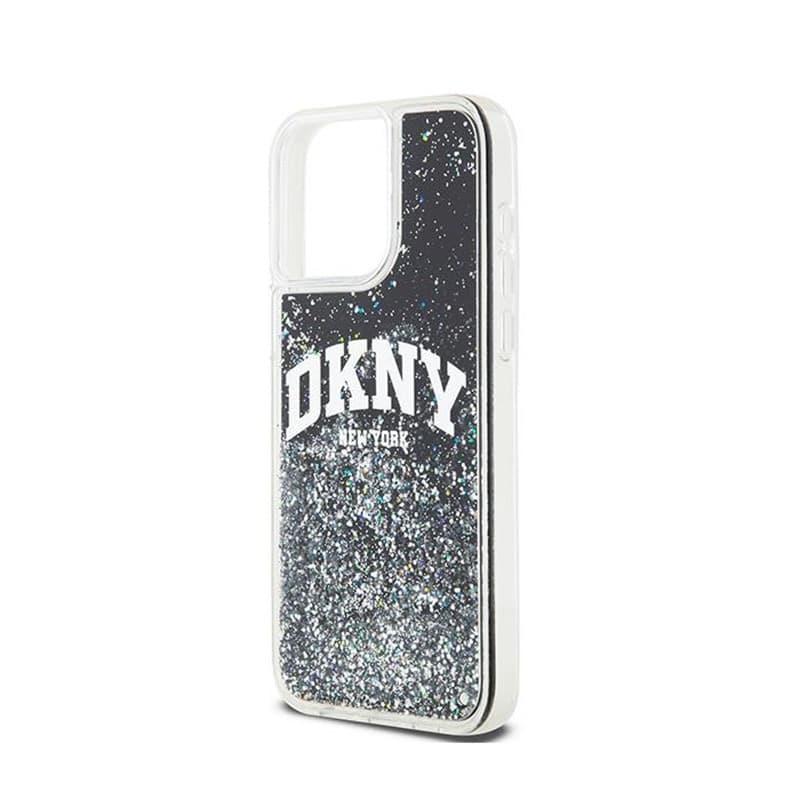 DKNY Liquid Glitter Big Logo - Case for iPhone 14 Pro Max (black) - 6