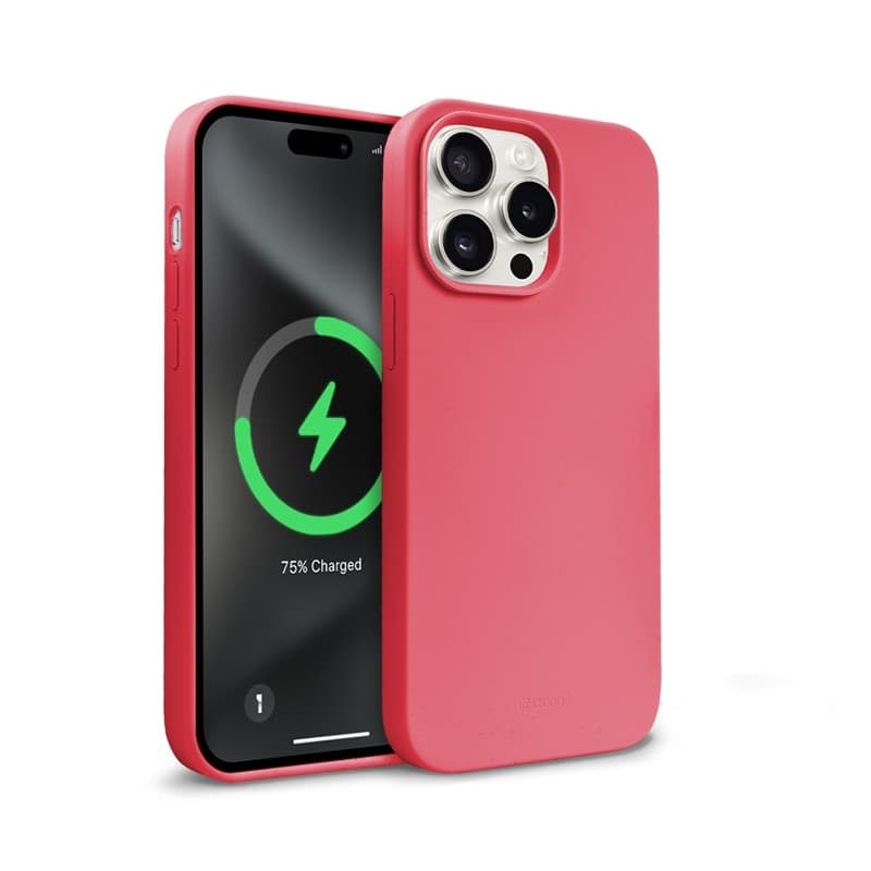 Crong Color Cover Magnetic - Custodia MagSafe per iPhone 15 Pro Max (Rosa) - 8