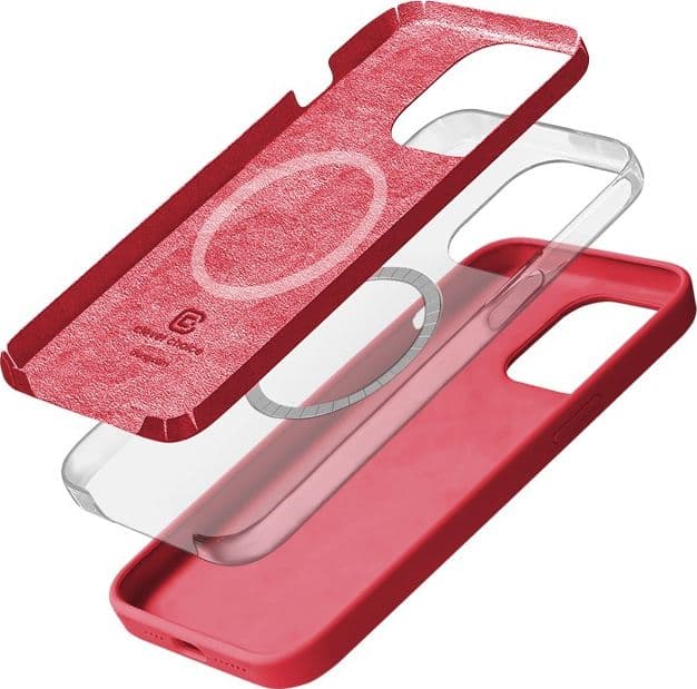 Crong Color Cover Magnetic - Custodia MagSafe per iPhone 15 Pro Max (Rosa) - 10