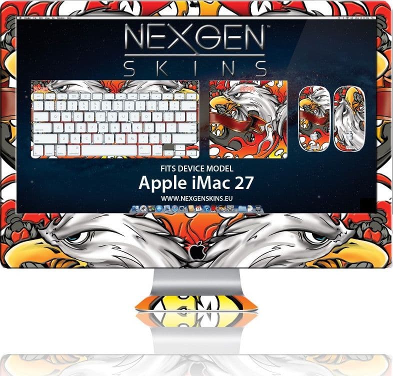 Nexgen Skins with 3D effect for iMac 27" (Iron Eagle 3D) - 6