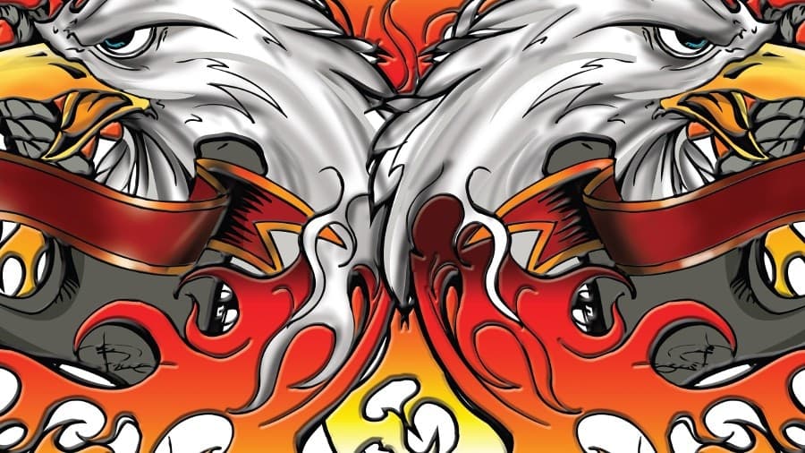 Nexgen Skins with 3D effect for iMac 27" (Iron Eagle 3D) - 8