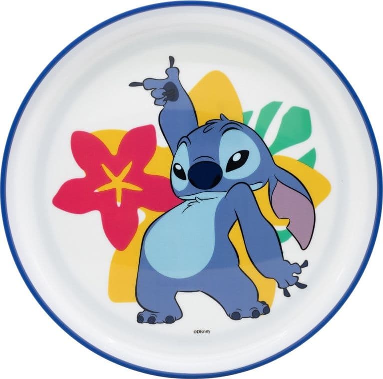 Disney Stitch - Piatto antiscivolo per microonde