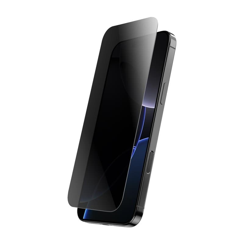 Crong Privacy 3D Armor Glass - Vetro temperato per la privacy iPhone 17 / iPhone 17 Pro / iPhone 16 Pro - 13