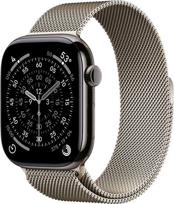 Crong Milano Steel – Cinturino in acciaio inossidabile per Apple Watch 44/45/46/49mm (Champagne) - 11