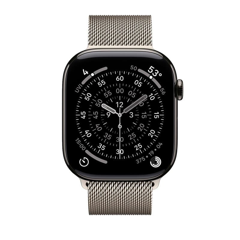 Crong Milano Steel – Cinturino in acciaio inossidabile per Apple Watch 44/45/46/49mm (Champagne) - 12