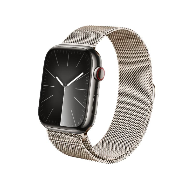 Crong Milano Steel – Cinturino in acciaio inossidabile per Apple Watch 44/45/46/49 mm (Champagne) - 3
