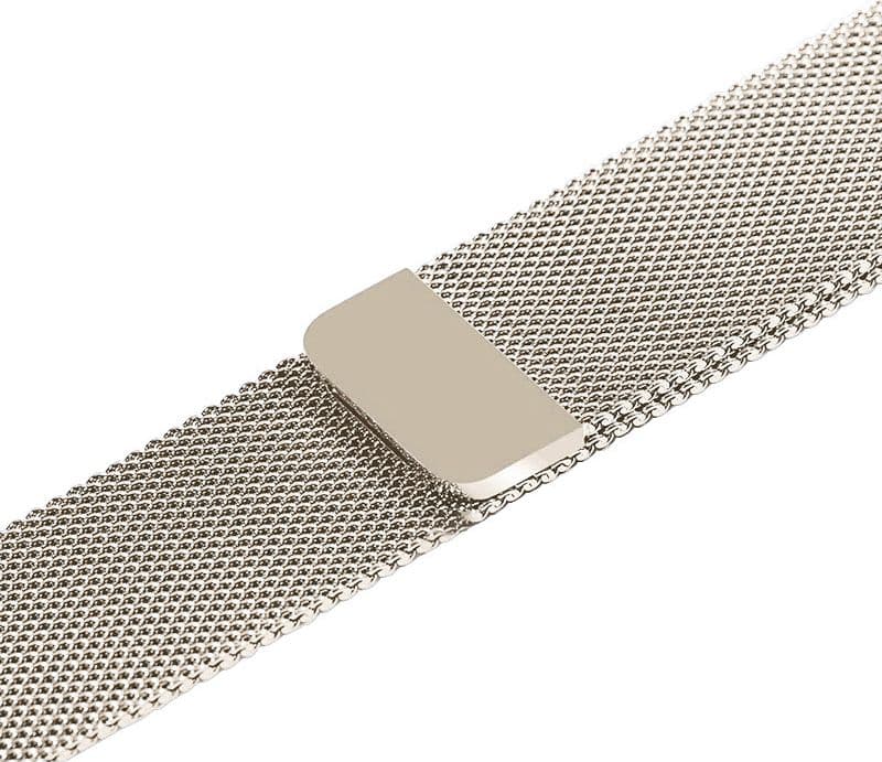 Crong Milano Steel – Cinturino in acciaio inossidabile per Apple Watch 44/45/46/49 mm (Champagne) - 9