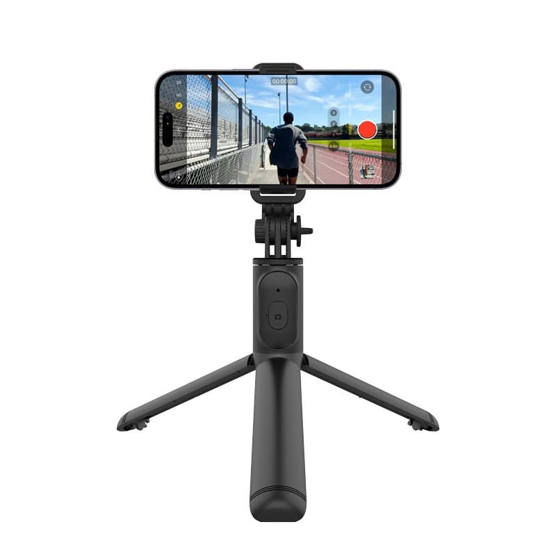 Crong SelfieGo Lite – Treppiede compatto per selfie con Bluetooth (nero) - 7