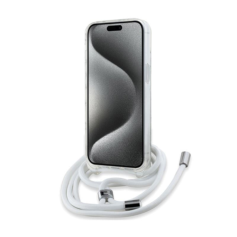Karl Lagerfeld Crossbody IML Karl Head MagSafe - iPhone 15 / 14 / 13 Case (Transparent) - 11
