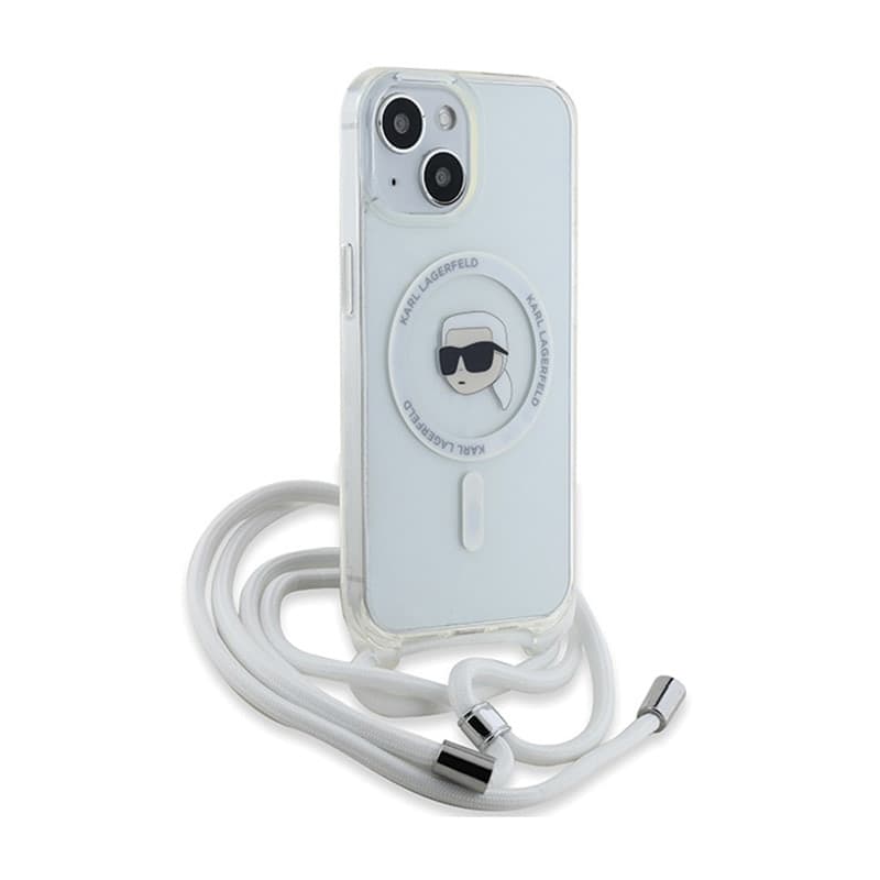 Karl Lagerfeld Crossbody IML Karl Head MagSafe - iPhone 15 / 14 / 13 Case (Transparent) - 3