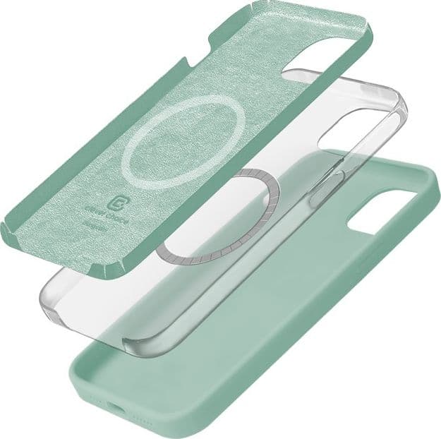 Crong Color Cover Magnetic - Custodia MagSafe per iPhone 15 (Menta) - 8