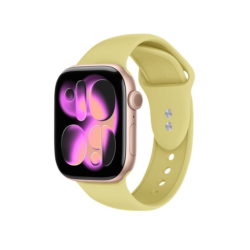 Crong Liquid - Cinturino per Apple Watch 38/40/41/42 mm (paglia) - 14