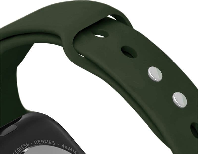 Crong Liquid - Cinturino per Apple Watch 38/40/41/42 mm (verde) - 14