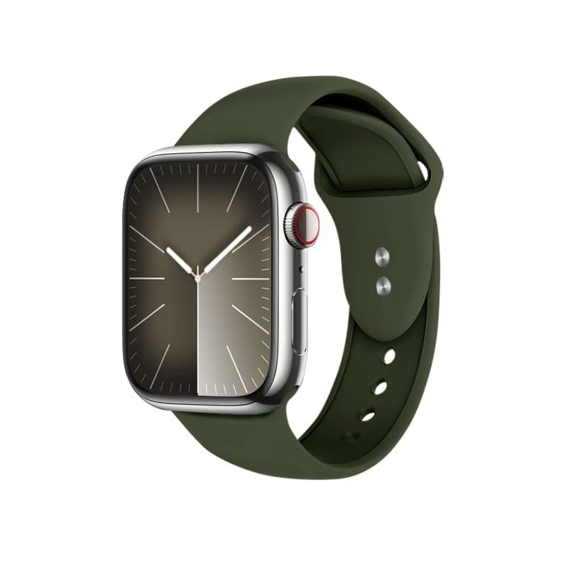 Crong Liquid - Cinturino per Apple Watch 38/40/41/42 mm (verde) - 17
