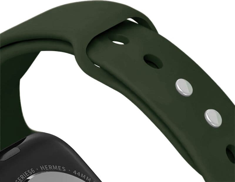 Crong Liquid - Cinturino per Apple Watch 38/40/41/42 mm (verde) - 5