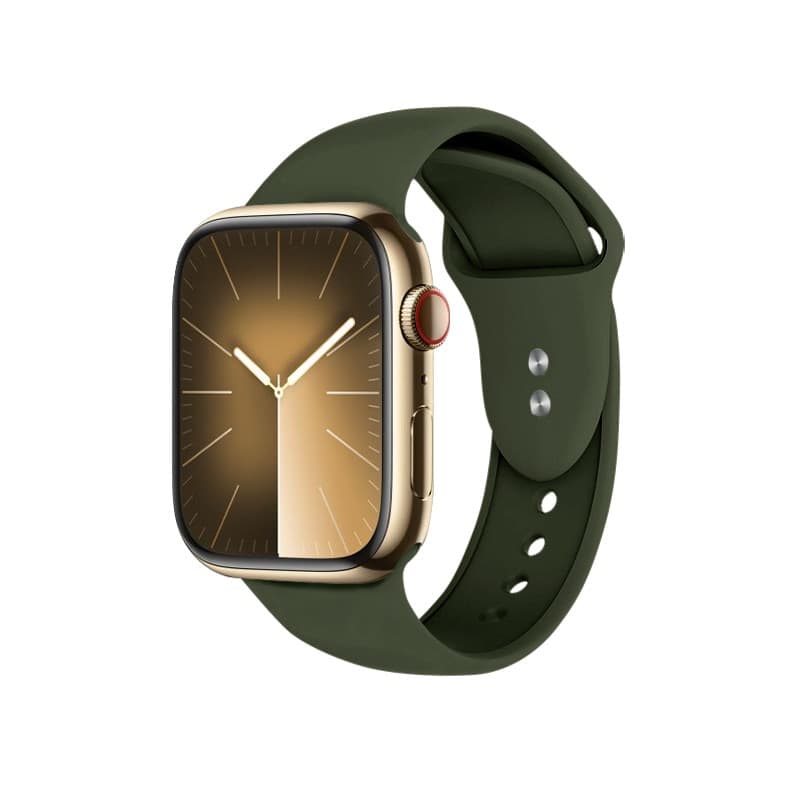 Crong Liquid - Cinturino per Apple Watch 38/40/41/42 mm (verde) - 9