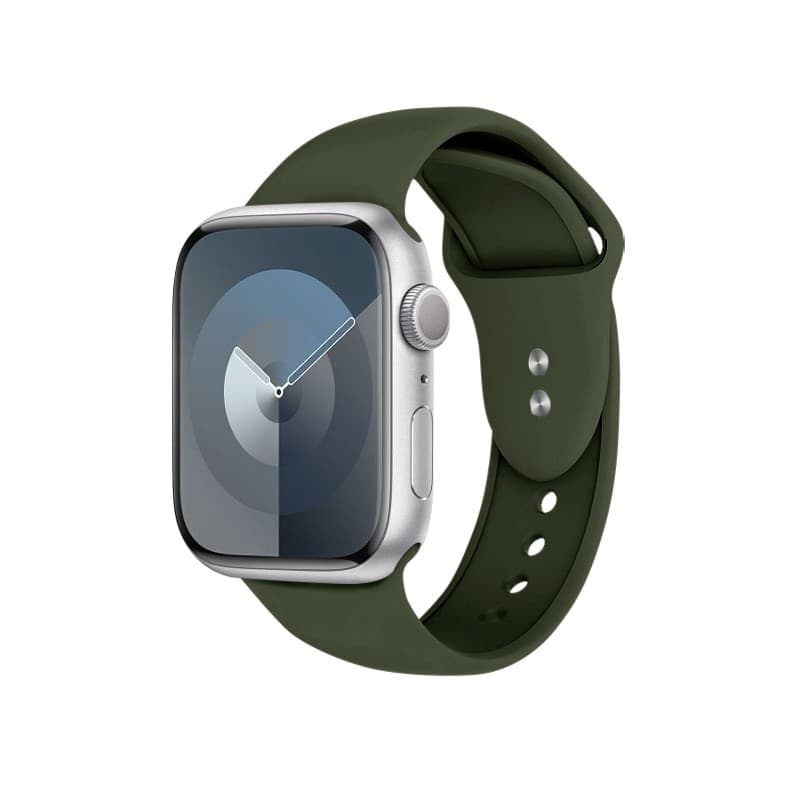Crong Liquid - Cinturino per Apple Watch 38/40/41/42 mm (verde) - 10