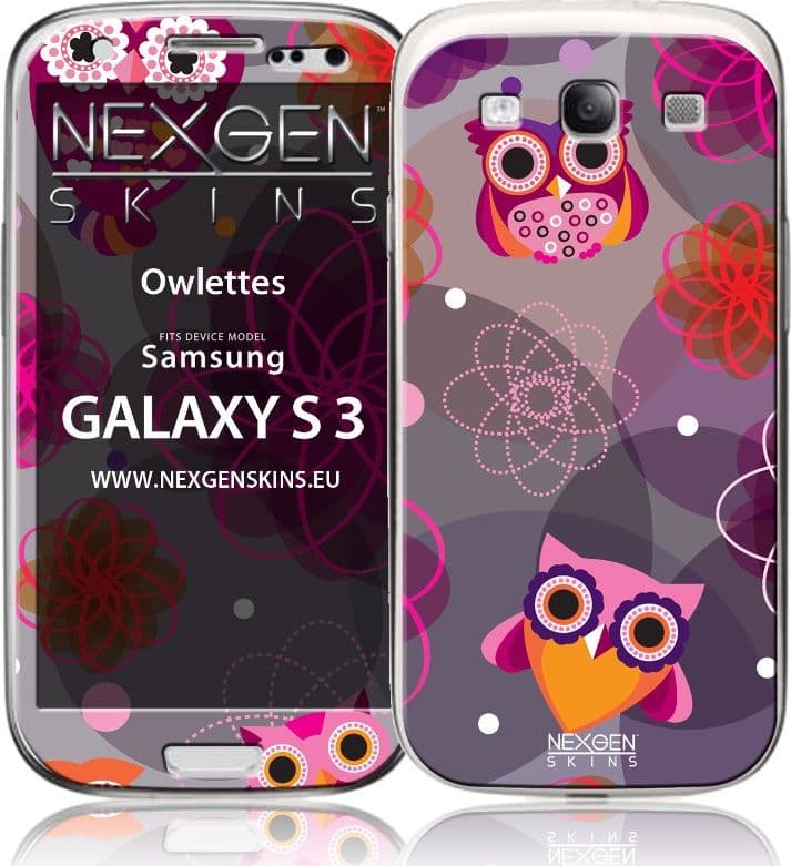 Nexgen Skins with 3D effect for Samsung Galaxy S3 (Owlettes 3D) - 5