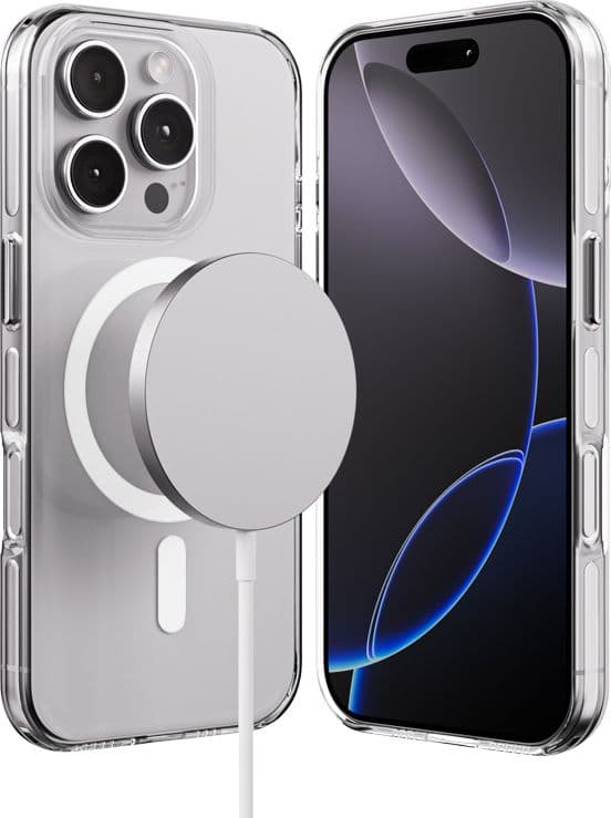 Crong Clear MAG Pro - Custodia MagSafe per iPhone 16 Pro Max (trasparente) - 7